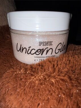 PINK Victoria's Secret Unicorn Glow Shimmering Body Scrub